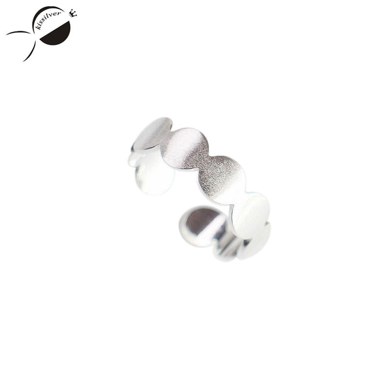 Simple Adjusted 925 Sterling Silver Rings Women Ring Silver 925 Party Ring Fashion Jewelry 2020 Opening Female Engagement Rings