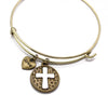 Simple Bangle Starfish Cross Hamsa Wire Charm Bracelet Femme Cuff Bracelets For Women Love Gift Famous Brand Jewelry