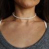 Simple Choker Necklaces Women 2021 Seed Beads Stand Necklace of Women Girl for Party Beach Travel Trendy Jewelry