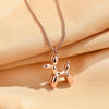 Simple Cool Cute Puppy Necklace Female Clavicle Chain Light  Non-Mainstream Design Sense Senior Mori Does Not Fade
