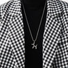 Simple Cool Cute Puppy Necklace Female Clavicle Chain Light  Non-Mainstream Design Sense Senior Mori Does Not Fade