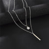 Simple Cross Pendants Necklaces Women Silver Color Chain Choker Necklace Female Bohemian Metal Jewelry Bijoux Collares