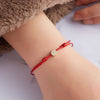 Simple Cross Red String Bracelet Adjustable Braiding Lucky Macrame Rope Bracelets For Women Men Children Handmade Jewelry