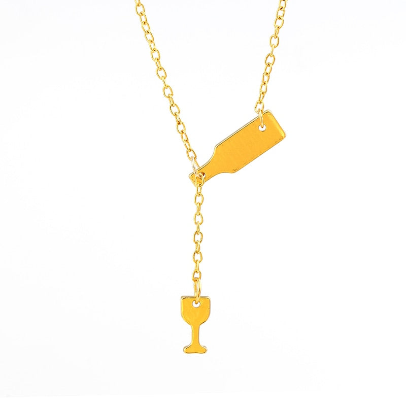 Hot Sale New Classic Simple Bar Necklace Jewelry Gold/Silver Bar Pendant Necklace For Women Easy To Match Everyd Wear Jewelry