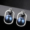 Simple&Elegant Fashion Pearl Earrings Natural Pearl Jewelry Stud Earring 925 Sterling Silver Jewelry For Women Gift