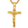 Simple Cross Chain Necklace For Women Men  Ladies Gold Jewelry Pendant Necklaces Crucifix Christian Ornament Gifts