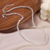 Simple Female Transparent Crystal Beads Handmade Beaded Necklaces For Women Girls OL Style Ladies Party Jewelry Gifts