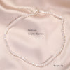 Simple Female Transparent Crystal Beads Handmade Beaded Necklaces For Women Girls OL Style Ladies Party Jewelry Gifts