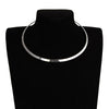 Simple Round Torques Collares Choker Necklace Punk Rock Jewelry Hip-hop Accessories Bijoux