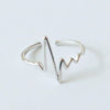 Simple  Silver Color Feather Dolphin Adjustable Ring Exquisite Jewelry Ring For Women Party Wedding Engagement Gift