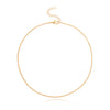 Simple Gold Silver Color Thin Necklace Ladies Minimalist Metal Clavicle Chain Necklaces for Women  Neck Body Jewelry
