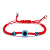 Simple Handmade Braided Lucky Red String Charm Bracelet Women Men Turkish Blue Evil Eye Beads Bracelet Trend Friendship Jewelry