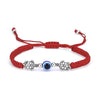 Simple Handmade Braided Lucky Red String Charm Bracelet Women Men Turkish Blue Evil Eye Beads Bracelet Trend Friendship Jewelry
