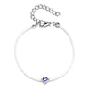 Simple Handmade Braided Lucky Red String Charm Bracelet Women Men Turkish Blue Evil Eye Beads Bracelet Trend Friendship Jewelry