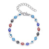 Simple Handmade Braided Lucky Red String Charm Bracelet Women Men Turkish Blue Evil Eye Beads Bracelet Trend Friendship Jewelry