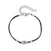 Simple Handmade Braided Lucky Red String Charm Bracelet Women Men Turkish Blue Evil Eye Beads Bracelet Trend Friendship Jewelry