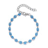 Simple Handmade Braided Lucky Red String Charm Bracelet Women Men Turkish Blue Evil Eye Beads Bracelet Trend Friendship Jewelry