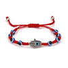 Simple Handmade Braided Lucky Red String Charm Bracelet Women Men Turkish Blue Evil Eye Beads Bracelet Trend Friendship Jewelry