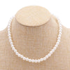 Simple Imitation Pearl Choker Necklace For Women Bridesmaid Short Chain Necklaces Jewelry Gift 2021