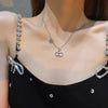 Simple Pendant Necklace Lady Personality Alloy Necklace Charm Hip Hop Jewelry Gift Accessories