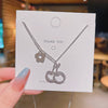 Simple Pendant Necklace Lady Personality Alloy Necklace Charm Hip Hop Jewelry Gift Accessories