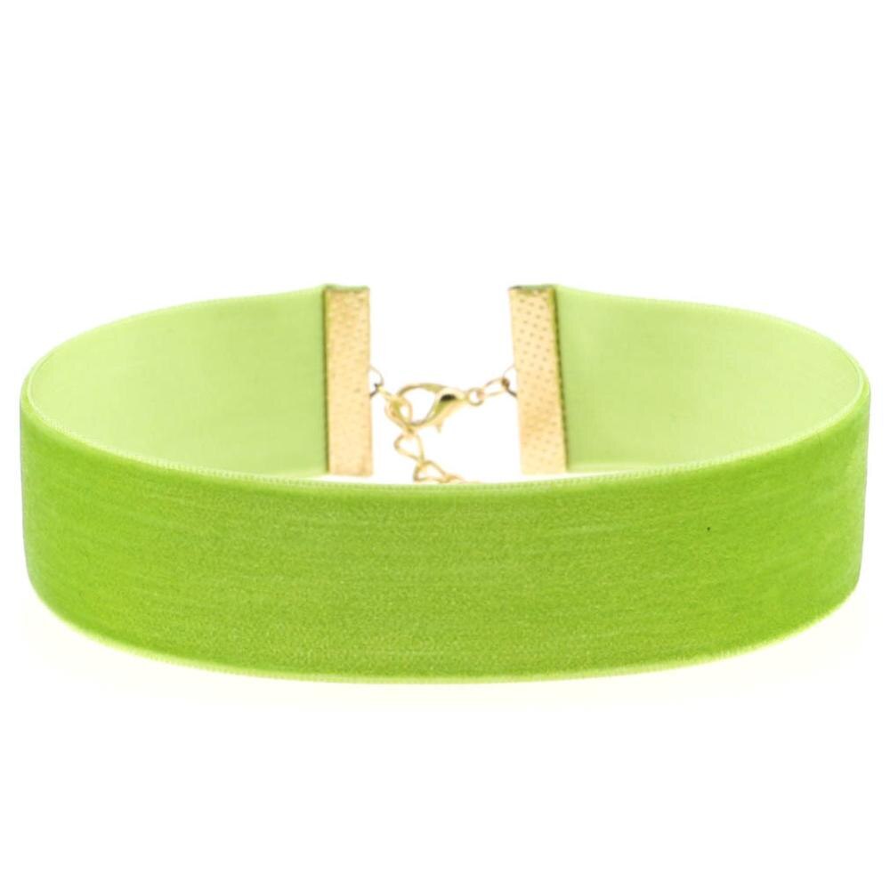 Simple Punk Black Red Velvet Choker Necklace Gothic Round Rope chocker Vintage Neck Jewelry For Women