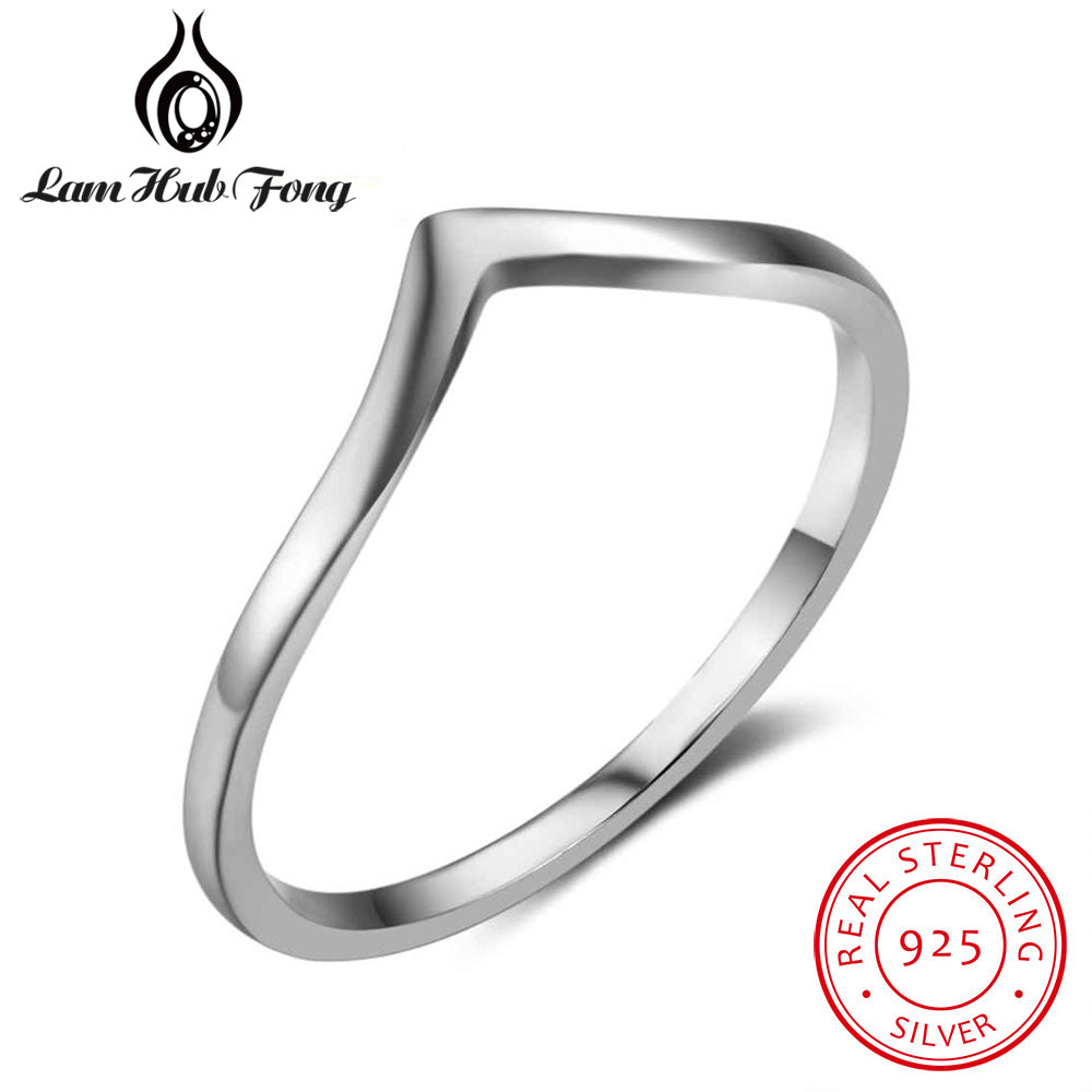 Simple Style 5mm 925 Sterling Silver Rings for Women Size 6 7 8 Female Finger Ring Minima Fine Jewelry Gift For Friends