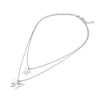 Simple Style Hollow Cute Animal Butterfly Clavicle Chain Jewelry for Women Long Pendants Necklaces 2 Color Charms Bijoux