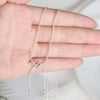 Simple Style Silver Color Adjustable Ball Necklace Bead Pendant Ladies Short Chain Necklaces For Gilr Jewelry