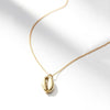 Simple Summer Beach Shell Lips Chain Pendant Gold Silver Necklace Women Charm Clothing Jewelry Accessories