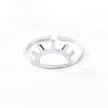 Simple Sun Ring Stainless Steel Jewelry Rose Gold Color Sunset Rings For Women Girls Anillo Hombre Friends Gifts