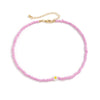 Simple Sweet Design Holiday Style Woven Rice Bead Necklace Bohemian INS Small Daisy Flower Necklace Female Suitable For Party