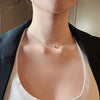 Simple Thin Necklace With Mini Ball Stainless Steel Classic Jewelry Temperament Lucky Gifts