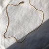 Simple Thin Snake Chain Golden Necklace For Women Niche Sexy Chain Choker Necklace Minimalist Jewelry Gifts