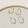 Simple Trendy Copper Geometry Earring for Women Party Female Gifts Piercing Earrings Gold Korean Jewelry