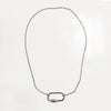 Simple Wild Stainless Steel Chain Necklace 2021 Women Spiral Buckle Necklace Punk Design Short Choker Accessories