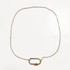 Simple Wild Stainless Steel Chain Necklace 2021 Women Spiral Buckle Necklace Punk Design Short Choker Accessories