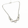 Simple glass crystal necklace party versatile