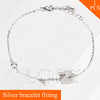 Simple lobster clasp 925 sterling silver bracelet accessory for women DIY pearls bracelet,Letter Z charm bracelet jewelry gift