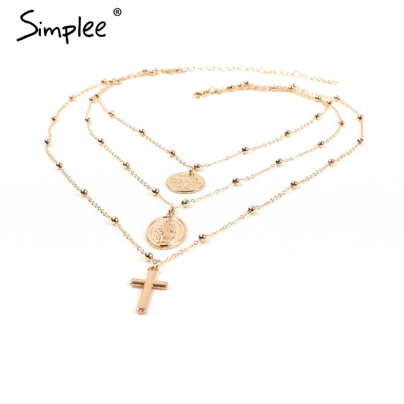Statement golden chain necklace women Fashion jewelry long necklace streetwear Party charm women accessories