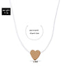 Sindlan 1Pc Sexy Fishing Line Gold Choker Necklace for Women Charm Transparent Metal Heart Female Neck Jewelry Collar