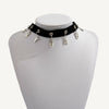 Sindlan One Piece Goth Punk Silver Color Crybaby Necklace for Women Sexy Streetwear Leather Female EMO ZA Choker Jewelry