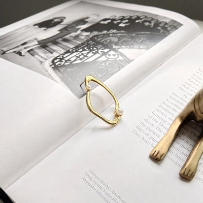 Single 925 sterling silver irregular pearl stud earrings gold fashion dream Dubai exaggeration earrings for women fine jewelry