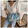 Single shoulder armpit bag for women 2022 autumn winter folding chain cross body fairy water dumpling cloud bag