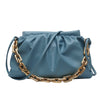 Single shoulder armpit bag for women 2022 autumn winter folding chain cross body fairy water dumpling cloud bag
