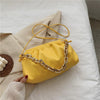 Single shoulder armpit bag for women 2022 autumn winter folding chain cross body fairy water dumpling cloud bag