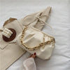 Single shoulder armpit bag for women 2022 autumn winter folding chain cross body fairy water dumpling cloud bag