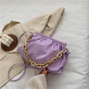Single shoulder armpit bag for women 2022 autumn winter folding chain cross body fairy water dumpling cloud bag