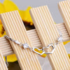 925 Sterling Silver crystal Bracelets pulseiras for Women Girls lover gift 16cm+3.5cm Couple Lover Heart design