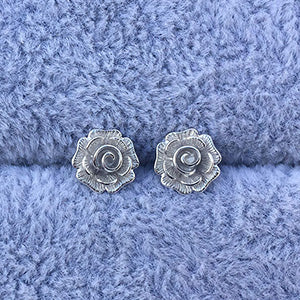 925 sterling silver flower Rose stud earring for lover girls women silver or gold color optional 2020 Valentine's D Gift